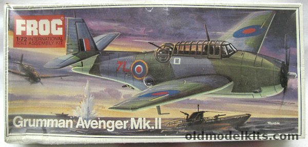 Frog 1/72 Avenger (TBF) Mk.II - Fleet Air Arm 857 Sqn HMS Indomitable or 857 Sqn Macrihanish, F244 plastic model kit